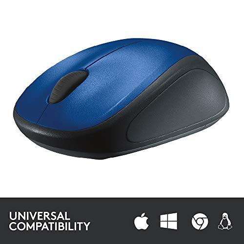 Logitech M235 Wireless Mouse for Windows and Mac with 2.4 GHz Wireless Technology - Blue - Image 7