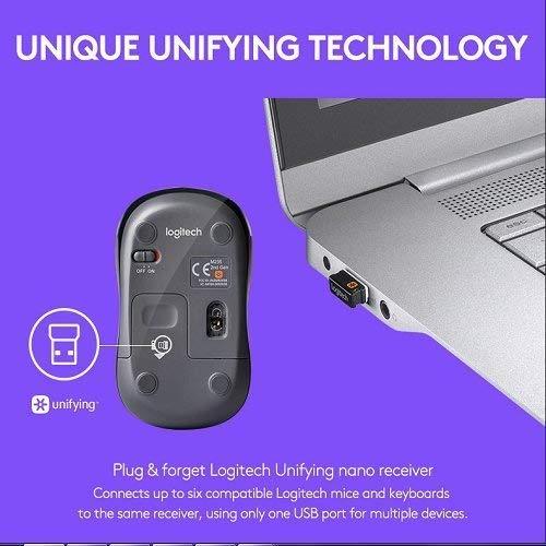 Logitech M235 Wireless Mouse for Windows and Mac with 2.4 GHz Wireless Technology - Blue - Image 8