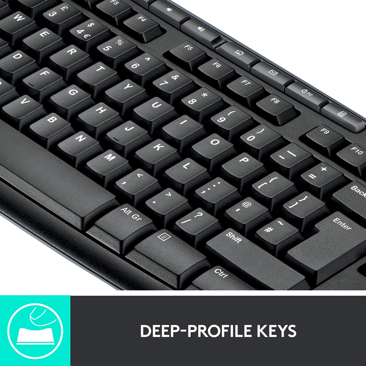 Logitech Wireless mk270r Keyboard and Mouse Set - Image 6