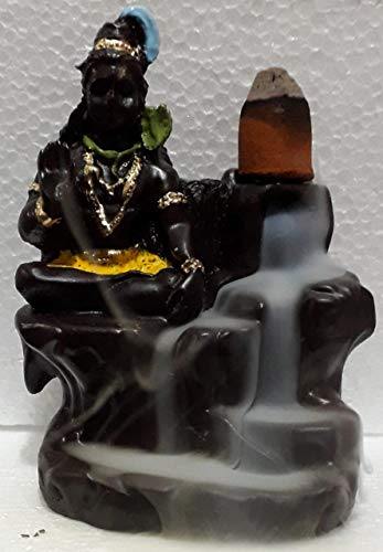 Lord Shiva Smoke Fountain/Incense Burner/Backflow Incense/Idol Gift Item/Gift Item with Free 10 Smoke Back Flow Scented Cone Incense - Image 4