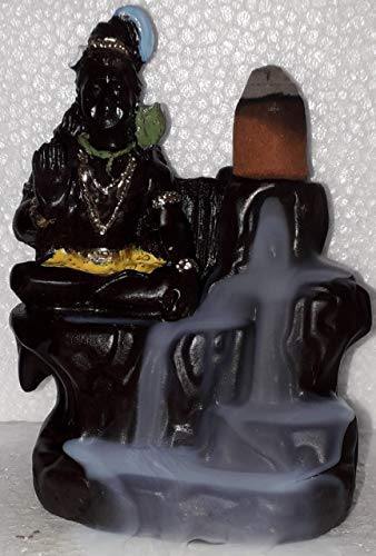 Lord Shiva Smoke Fountain/Incense Burner/Backflow Incense/Idol Gift Item/Gift Item with Free 10 Smoke Back Flow Scented Cone Incense - Image 5