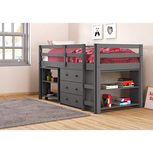 MALINA Bunker Bed with Storage 79x41x43 inches (LxWxH) - Image 4