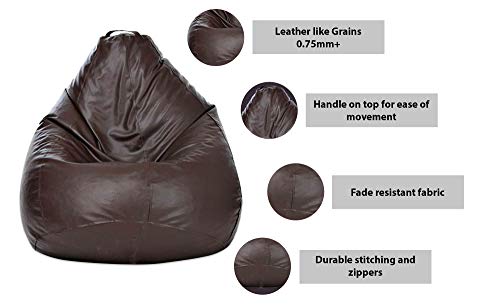 Mellifluous Luxurious Bean Bag Cover Without Beans (XXL (Without Bean) - Image 5