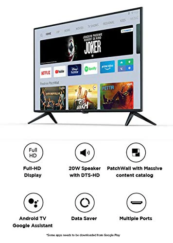 Mi 4A 100 cm 40 Inches Full HD Android LED Smart TV with Data Saver (Black) - Image 11