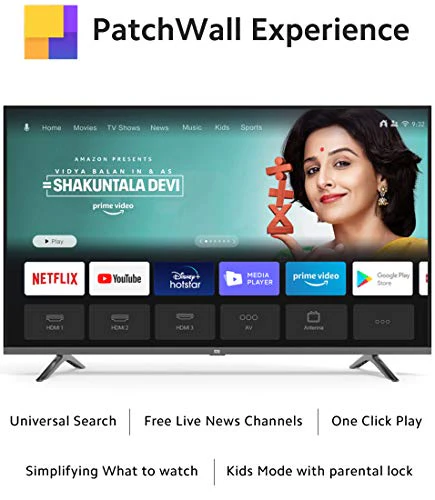 Mi 4A 100 cm 40 Inches Full HD Android LED Smart TV with Data Saver (Black) - Image 7