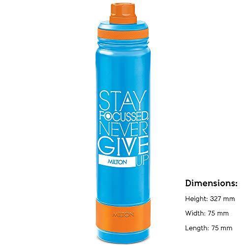 Milton Astir 900 Thermosteel Hot and Cold Water Bottle, 900 ml, Blue - Image 3