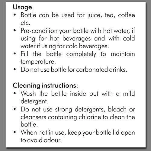 Milton Atlantis 900 Thermosteel Hot and Cold Water Bottle, 750 ml, Silver - Image 5