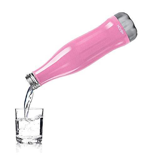 Milton Duke Stainless Steel Water Bottle, 750ml, Pink - Image 2