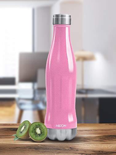 Milton Duke Stainless Steel Water Bottle, 750ml, Pink - Image 3