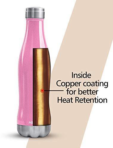 Milton Duke Stainless Steel Water Bottle, 750ml, Pink - Image 5
