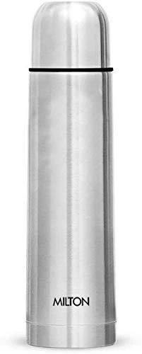 Milton Plain Lid 1000 Thermosteel 24 Hours Hot and Cold Water Bottle, 1000 ml, Silver - Image 6