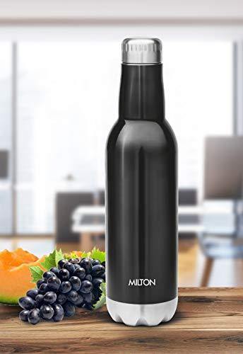 Milton Pride 600 Themosteel Hot and Cold Water Bottle, 500 ml, Black - Image 7