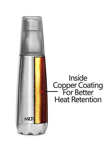 Milton Vertex -1000 Thermosteel Water Bottle with Unbreakable Tumbler, 1000 ml, Silver - Image 5