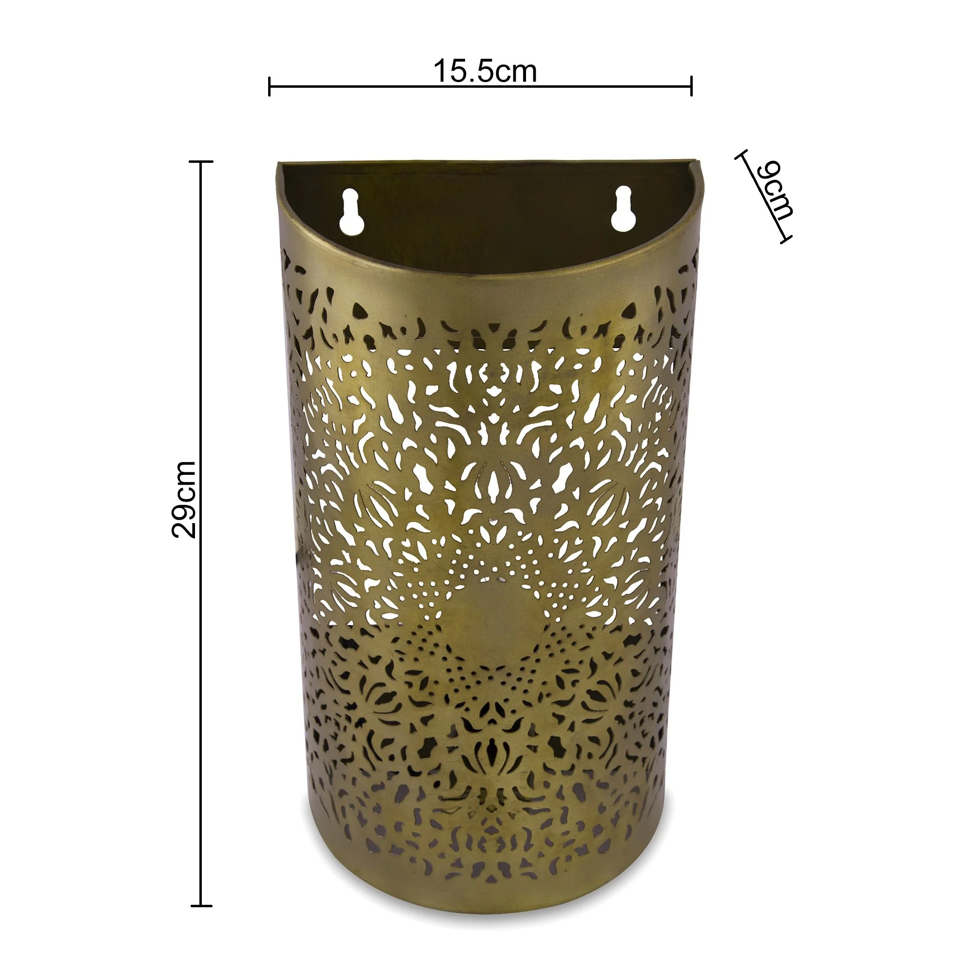 Moroccan Filgree Wall Lam, Antique Brass Finish Ceiling Lights - Image 3