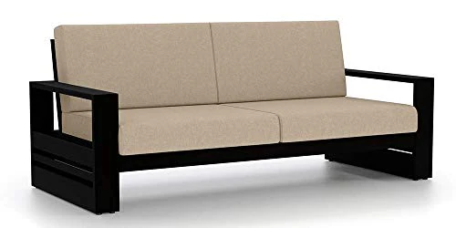 MP ENTERPRIESES Solid Sheesham Wood Chestnut Finish 3 Seater Sofa for Living Room