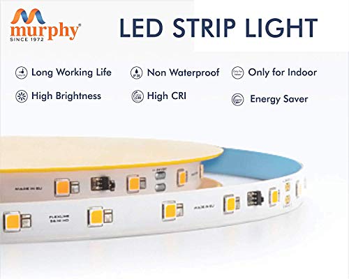 Murphy 25W LED Strip 2835 Cove Light 5 Metre (Cool White, Pack of 1) with Driver - Image 8