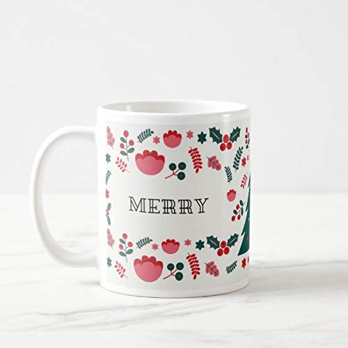 Navadey Christmas Wishes Printed White Coffee Ceramic Mug - Xmas Decorations | Christmas Gifts | Xmas Mugs | Christmas Presents | Quirky Mugs (Style 2) - Image 8
