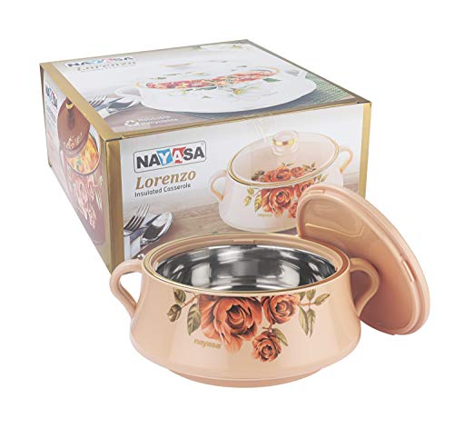 Nayasa Lorenzo Insulated Casserole 2000 ml Beige Color - Image 2