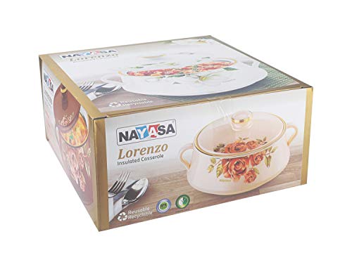 Nayasa Lorenzo Insulated Casserole 2000 ml Beige Color - Image 4
