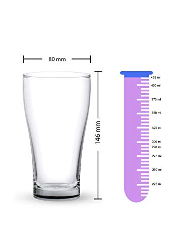 Ocean Conical Super Glass Set, 425ml, Set of 6,Transparent - Image 3
