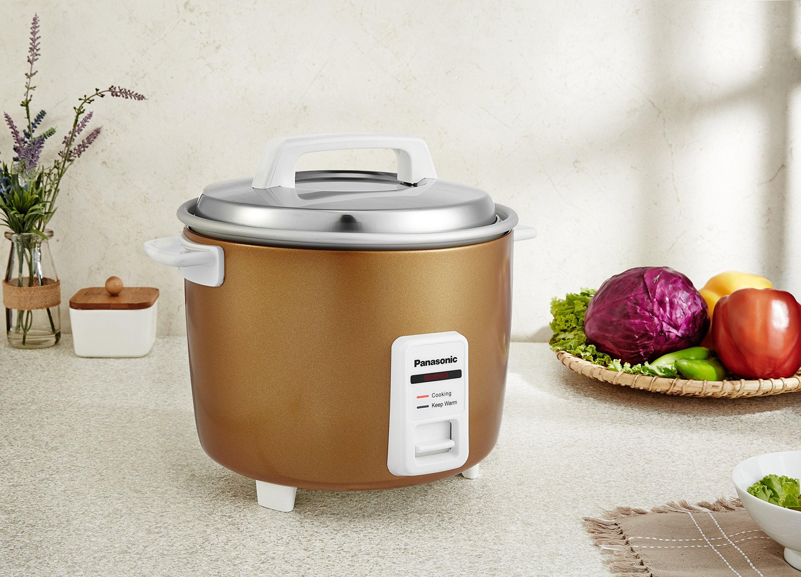 Panasonic SR-W18GH 270-Watt Automatic Cooker Warmer Combo Gift Pack (Gold) - Image 3