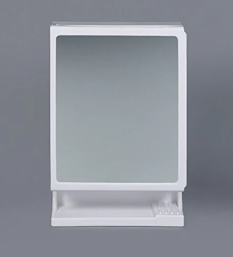Parasnath White Look Bathroom Cabinet with Mirror Made in India - Image 4