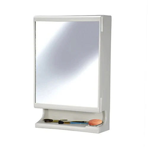 Parasnath White Look Bathroom Cabinet with Mirror Made in India - Image 5