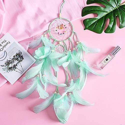 Party Propz Dream Catchers Handmade Feather Crafts Dreamcatchers with Lights for Home,Rooms, Bedroom Wall Hanging Decoration,Wedding Craft Hangings Decor,Decorative Items Girls,Baby,Kids,Women Gifts - Image 3