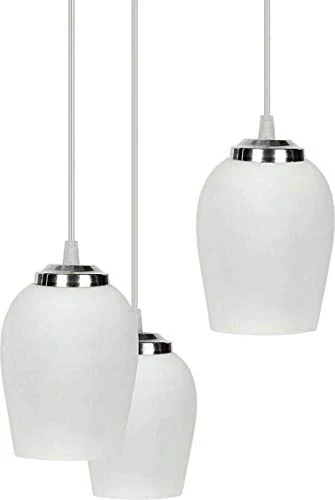 SR Lighting Glass Pendent Celling Lamp Hanging Two Fitting Colorful and Decorative Hanging Light Set of Two - Image 2