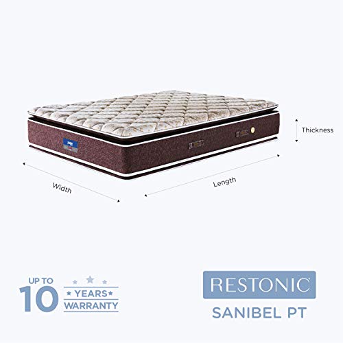 Peps Restonic 6-inch Queen Size Spring Mattress with Two Free Pillow - Image 6