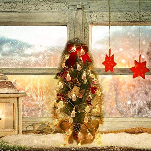 PESCA Decorative String Lights Metal Drop 3 Meter 16 Led Decoration Lights Warm White (Yellow) - Image 2