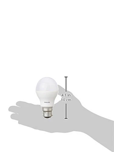 Philips Base B22 9-Watt LED Bulb (Pack of 4, White) - Image 6