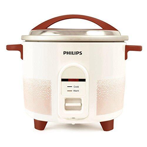 Philips HL1665/00 1.8-Litre Electric Rice Cooker (White/Red) - Image 3