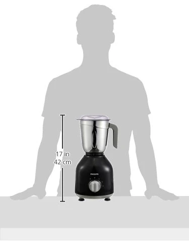 Philips HL7756/00 Mixer Grinder, 750W, 3 Jars (Black) - Image 4