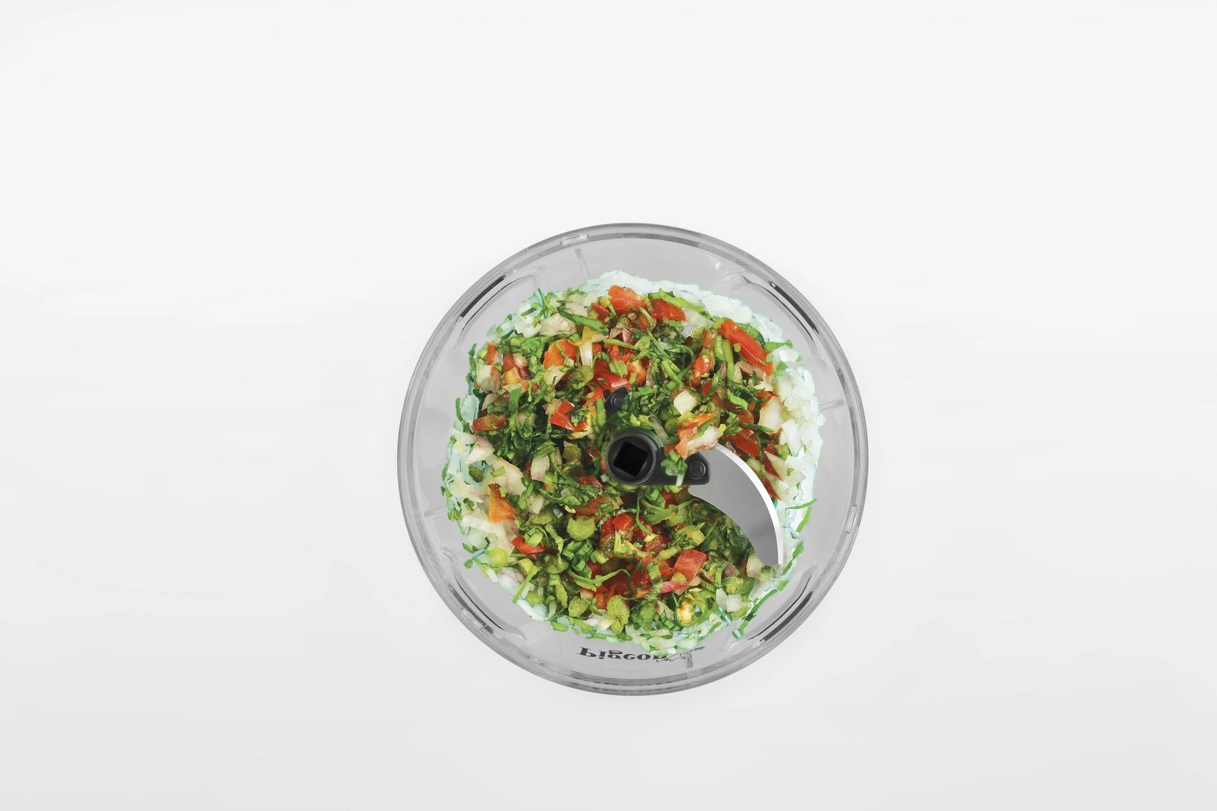 Pigeon by Stovekraft Handy Mini Plastic Chopper with 3 Blades, Grey - Image 6