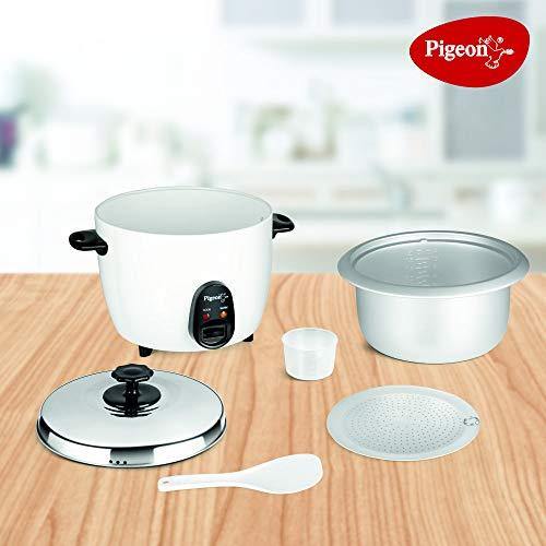 Pigeon by Stovekraft Joy Rice Cooker 1.8L (White) - Image 5
