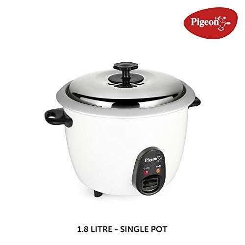 Pigeon by Stovekraft Joy Rice Cooker 1.8L (White) - Image 9