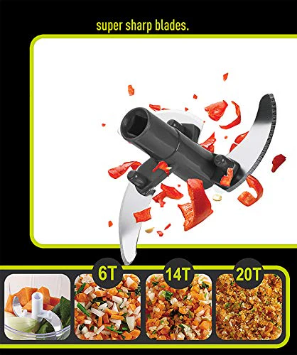 Porslin ABS Plastic Chopper, Black - Image 2