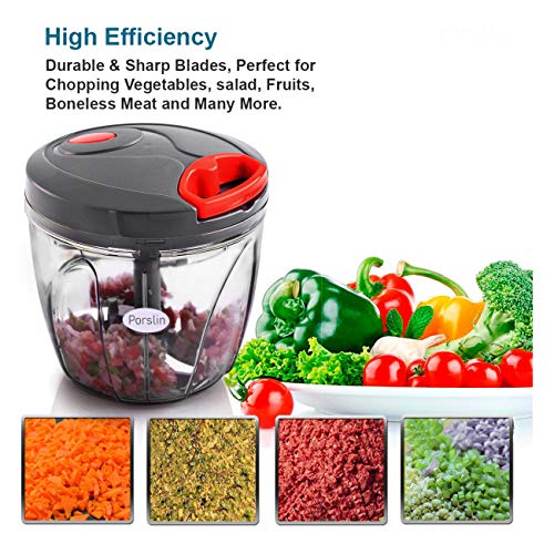 Porslin ABS Plastic Chopper, Black - Image 6