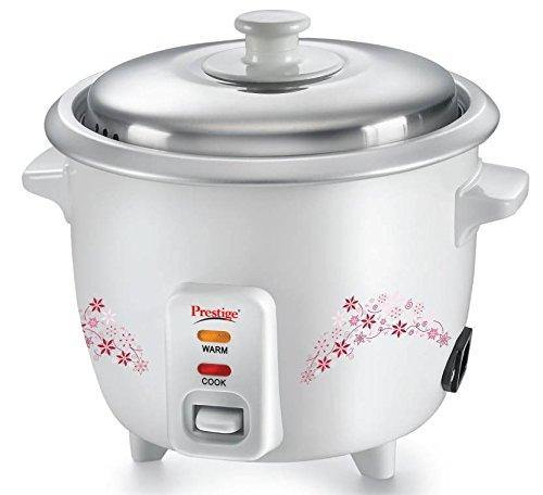 Prestige Delight PRWO 1.5 Electric Rice Cooker with Steaming Feature