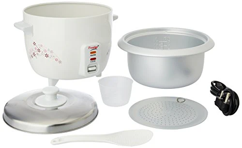 Prestige Delight PRWO 1-Litre Electric Rice Cooker (White) - Image 3
