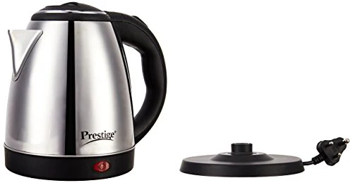 Prestige Electric Kettle PKOSS - 1500watts, Steel (1.5Ltr), Black - Image 4