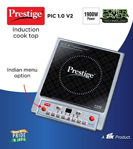 Prestige PIC 1.0 V2 1900-Watt Induction Cooktop (Black) - Image 6