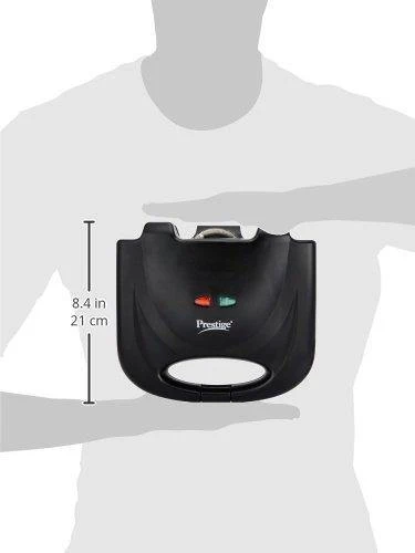 Prestige PSMFB 800 Watt Sandwich Toaster with Fixed Plates, Black - Image 2