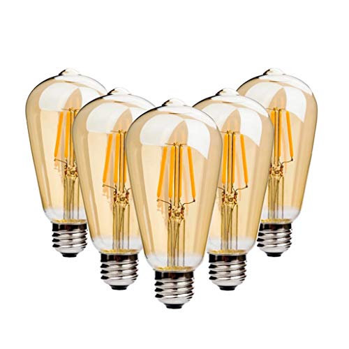 Prop It Up 4-Watts e27;e26 LED;Incandescent White Bulb, Pack of 5