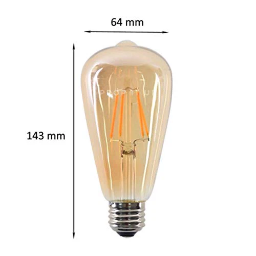 Prop It Up 4-Watts e27;e26 LED;Incandescent White Bulb, Pack of 5 - Image 8