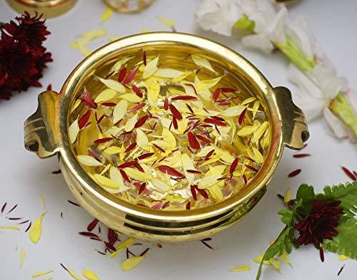 Puja N Pujari Decorative Brass Urli/Traditional Bowl Showpiece for Home Decor (6)