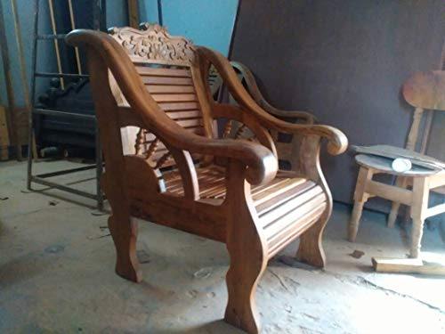 Pure Burma Teak Wooden Sofa Sets (3+1+1) - Image 2