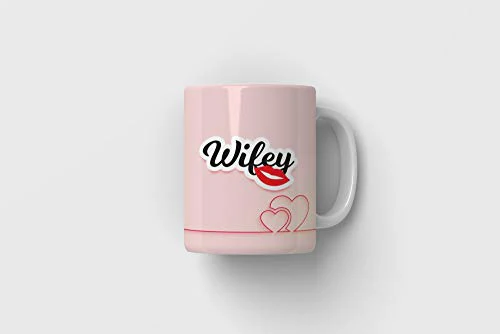 PUREZENTO Hubby Wifey Coffee Mug Tea/Milk Cup - Image 5