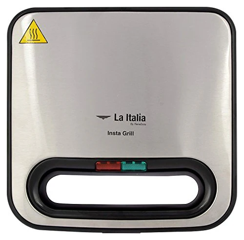 Renesola 750-Watt Sandwich Maker, Black & Steel Finish - Image 3